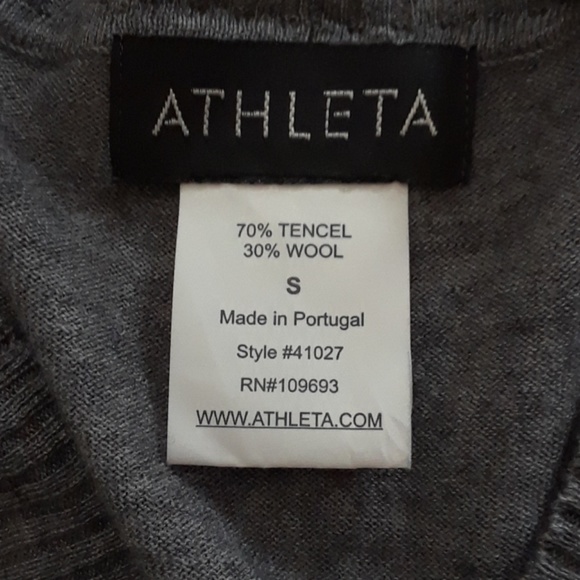 Athleta Wool Blend low plunge Cowl neck dress - Picture 4 of 6